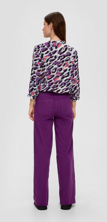 Produktbild S.Oliver Bluse Viskosebluse mit Tunika-Ausschnitt (36)