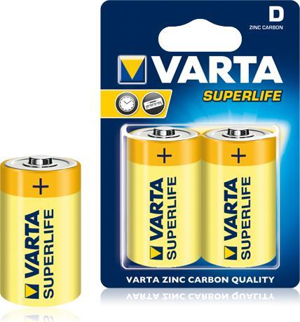 Produktbild Varta Superlife (2 Stk., D)