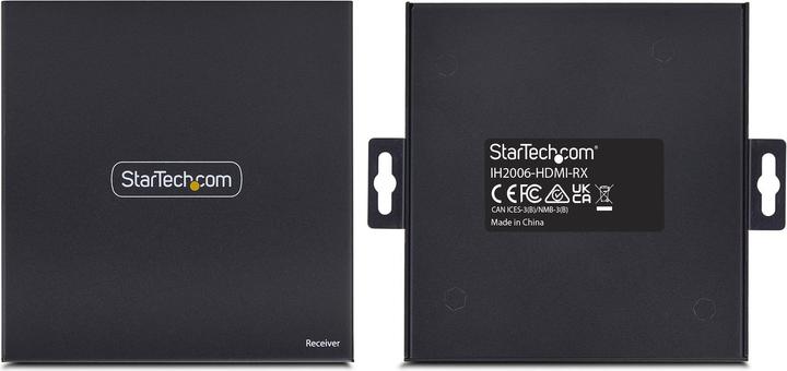 Immagine prodotto StarTech .com IH2006-HDMI-RX, Ricevitore, Cablato, 3840 x 2160 Pixel, 60 Hz, Nero, Metallo