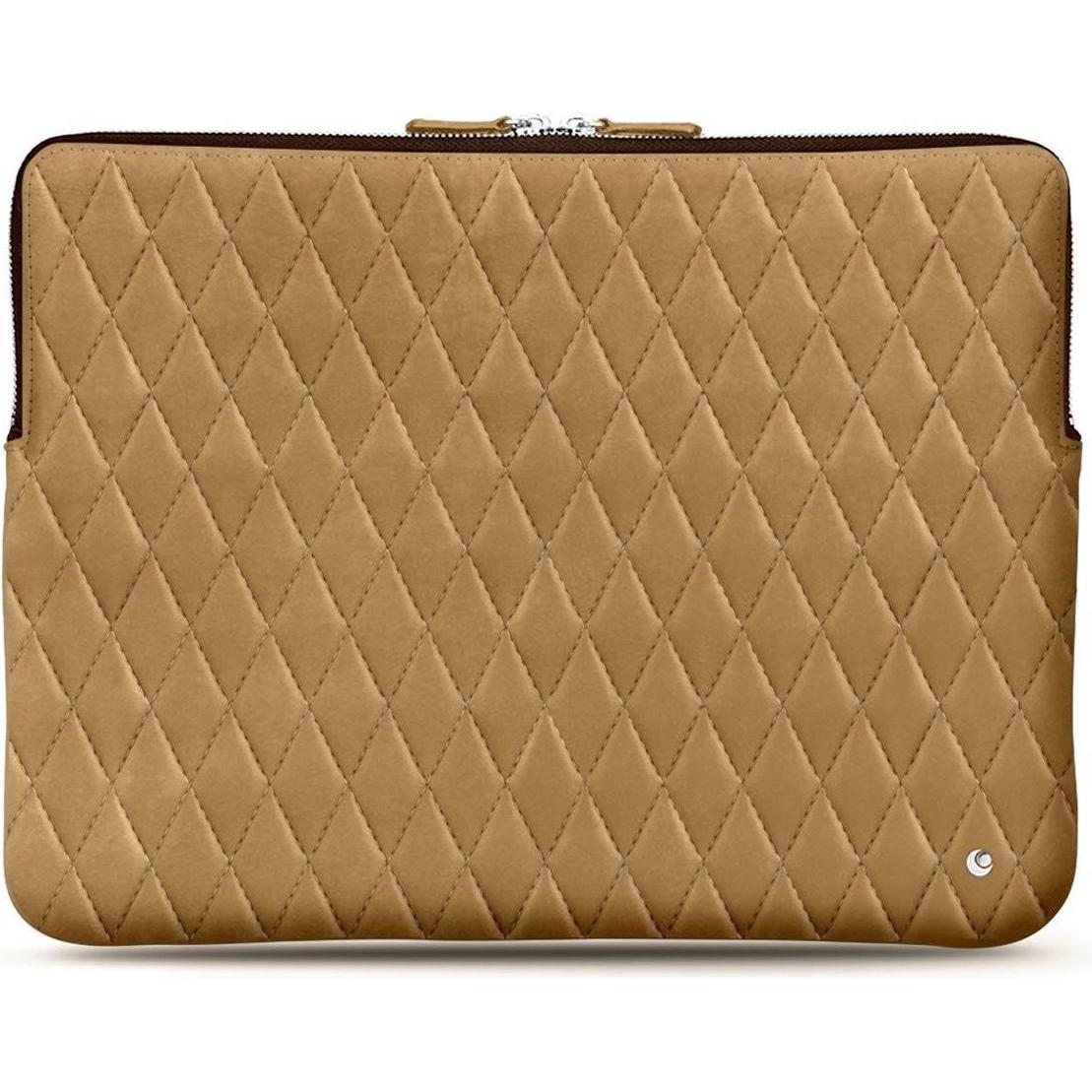 Noreve Lederhülle, Notebooktasche, Braun