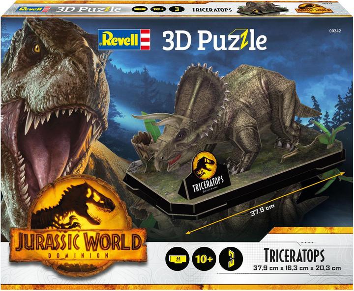 Actual product image Revell 3D Puzzle Jurassic World - Triceratops (50 pieces)