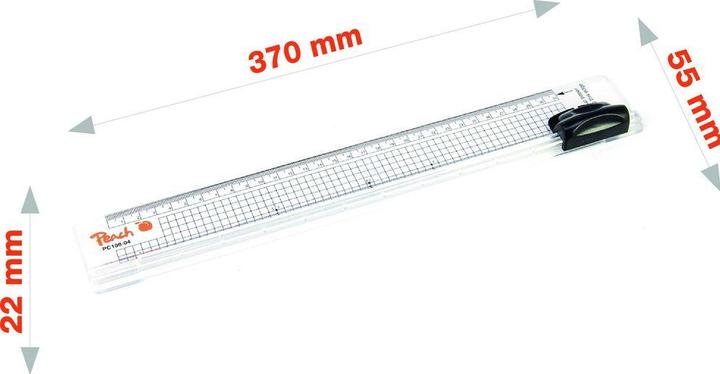 Image du produit Peach Règle/trimmer PC100-04 DIN (3 feuilles, A4)