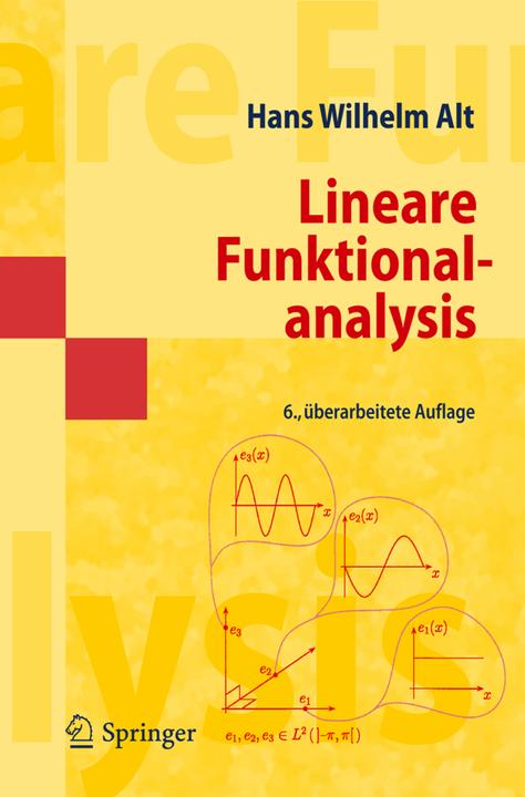 Produktbild Lineare Funktionalanalysis (Deutsch, Hans Wilhelm Alt, 2012)
