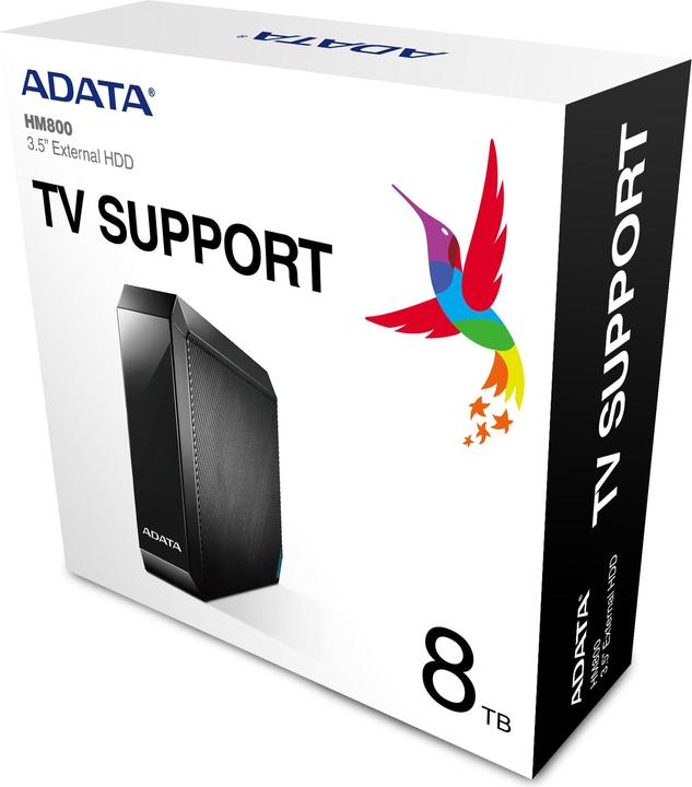 Produktbild Adata HM800 3.5" External HDD 8TB (8.19 TB)