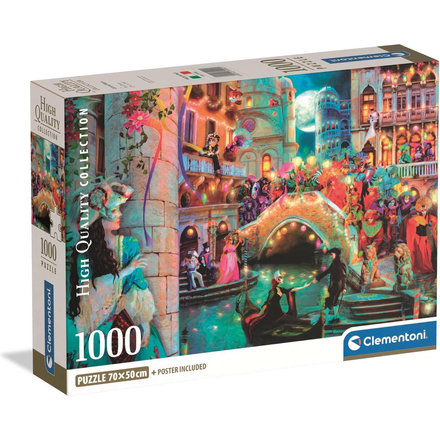 Clementoni Multicolore Puzzle 1000 Luna Di Carnevale (1000 Pezzi)