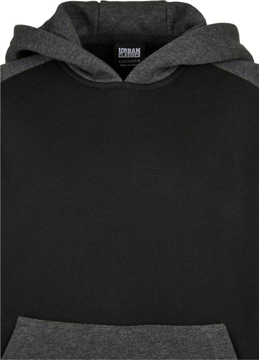 Produktbild Urban Classics Boys 2-Tone Fake Raglan Hoody (122, 128)