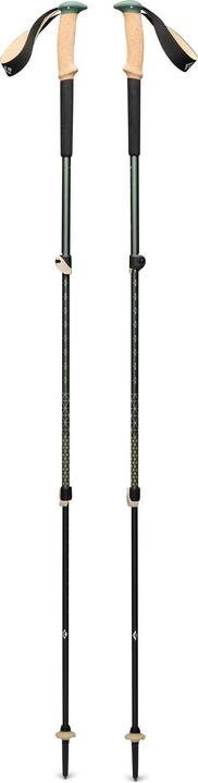 Black Diamond Trekkingst?cke Trail Cork (gr?n/beige, 1 Paar, 100-140 cm) (100 - 140 cm)