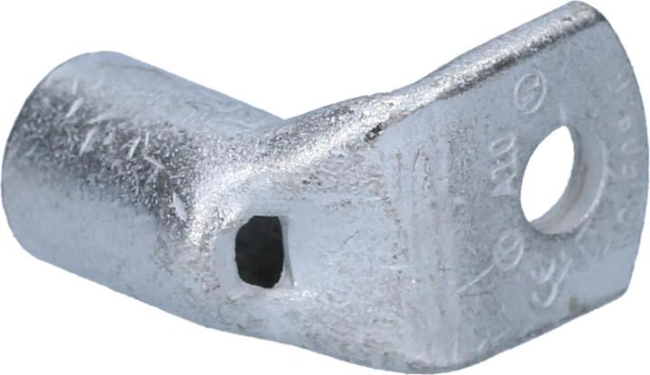 Produktbild Kalitec 100 Stück A10-L8 Rohrkabelschuh 90° gewinkelt 50mm² M8 unisoliert aus Kupfer verzinnt