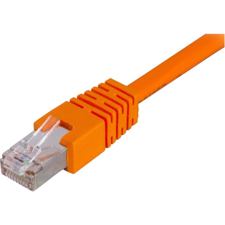 Deltaco FTP Cat6 - 0,5 m - Cat6 - RJ-45 - RJ-45 - Orange (CAT6, 0.50 m), Netzwerkkabel