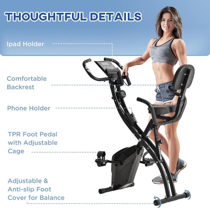 Actual product image Homcom Bike trainer with LCD display