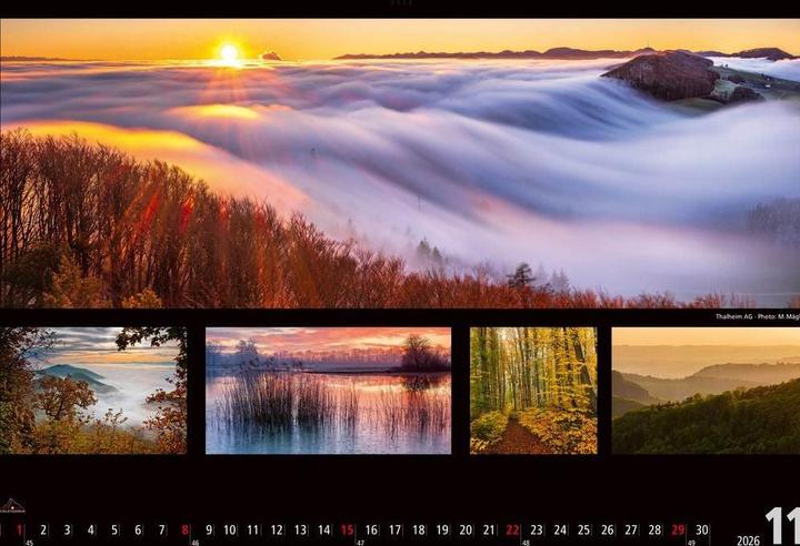 Image du produit Panoramic Switzerland 2026 (32 x 48 cm)