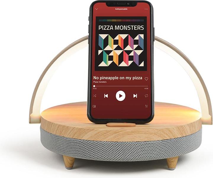 Actual product image Livoo LED Speaker with Wireless Charger (4 h)