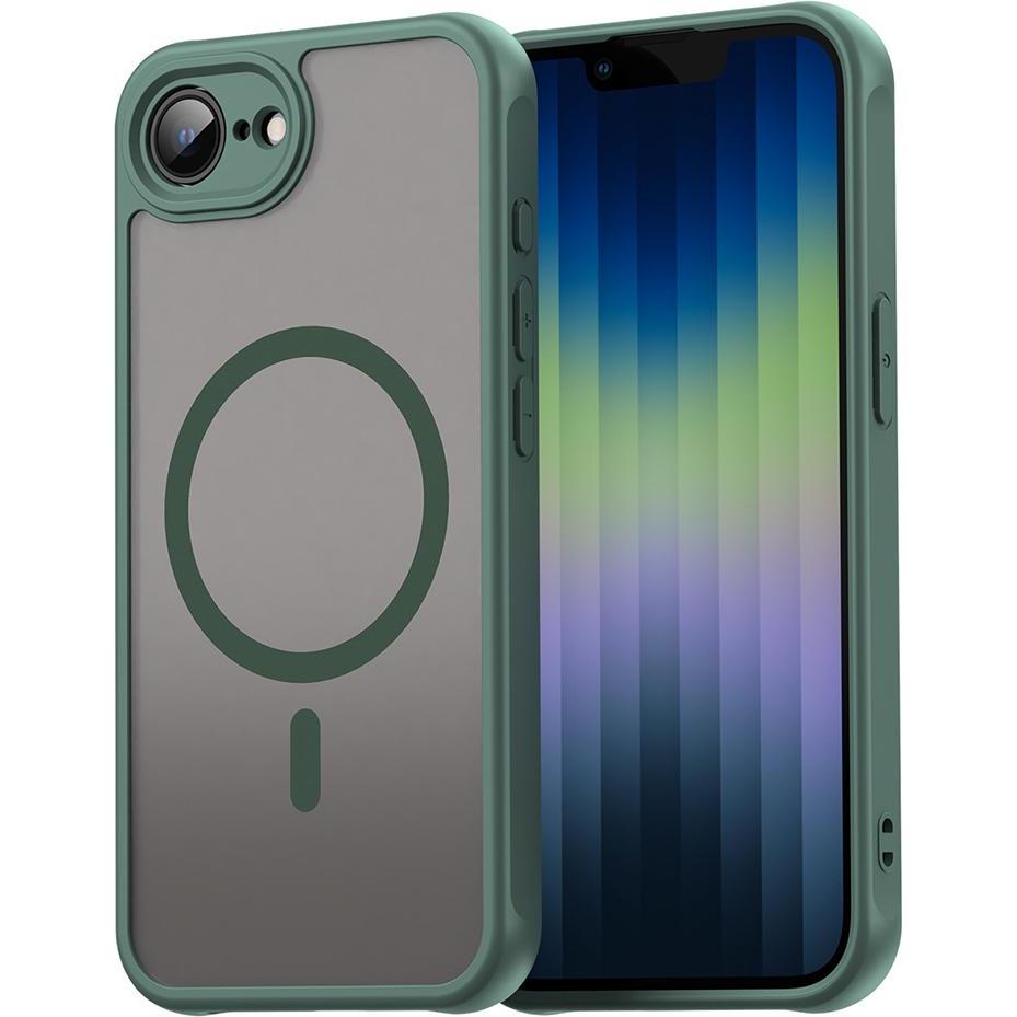 Techsuit - HaloFrost II MagSafe - iPhone 16e - Green (Apple iPhone 16e), Cover smartphone, Verde