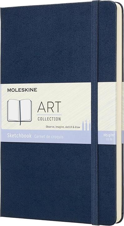 Actual product image Moleskine Sketchbook (A5, Plain, Hardcover)