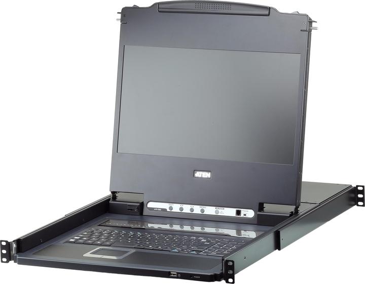Produktbild Aten 8-Port 1 Zoll LCD KVM Switch USB-DVI German CL6708MW D