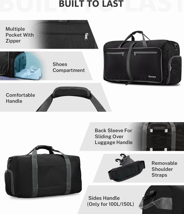 Immagine prodotto Gonex Faltbare Reisetasche (100 l)