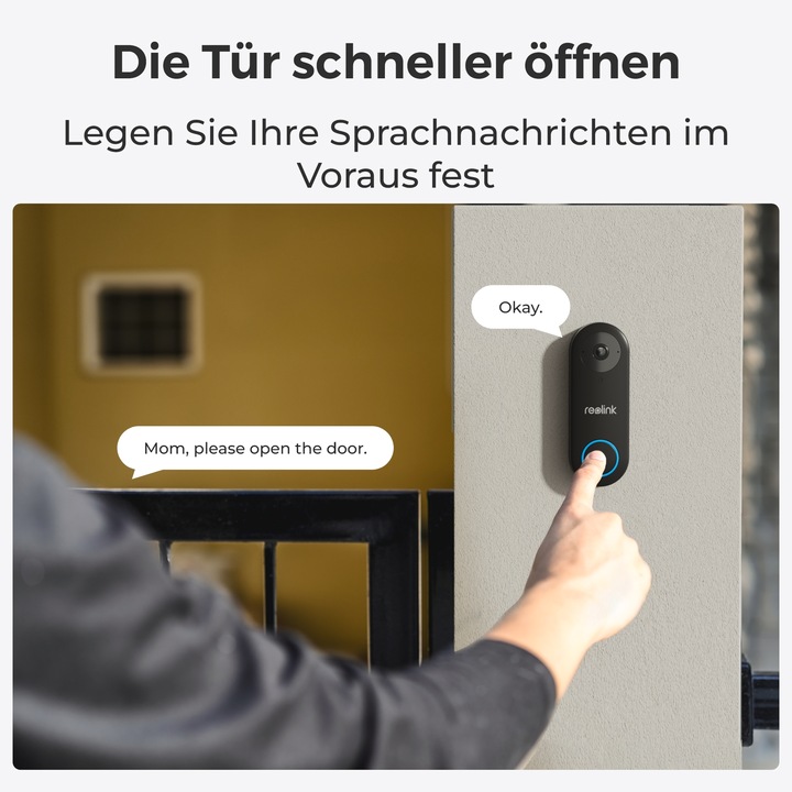 Image du produit Reolink Doorbell vidéo Wifi (Sans fil)