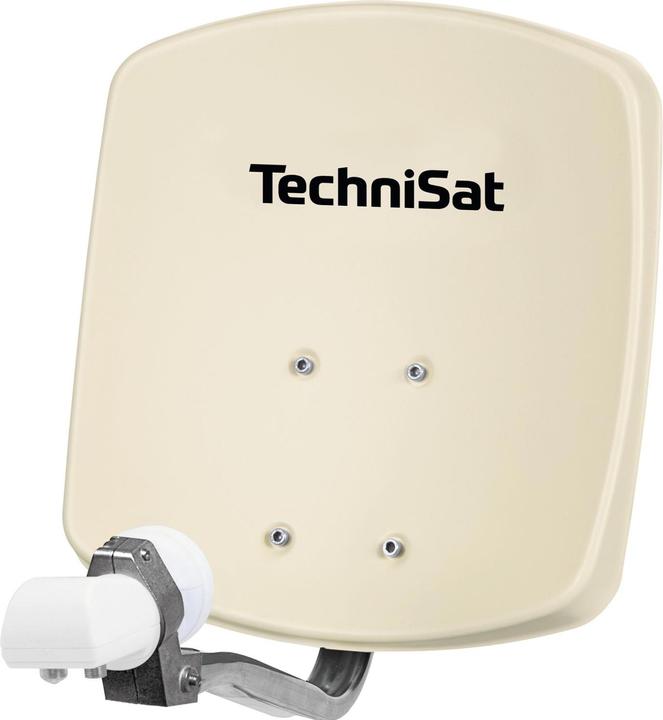 Actual product image TechniSat DigiDish 33 + Twin LNB Beige Sat/Installation (Parabolic antenna, 0.60 dB, DVB-S / -S2)