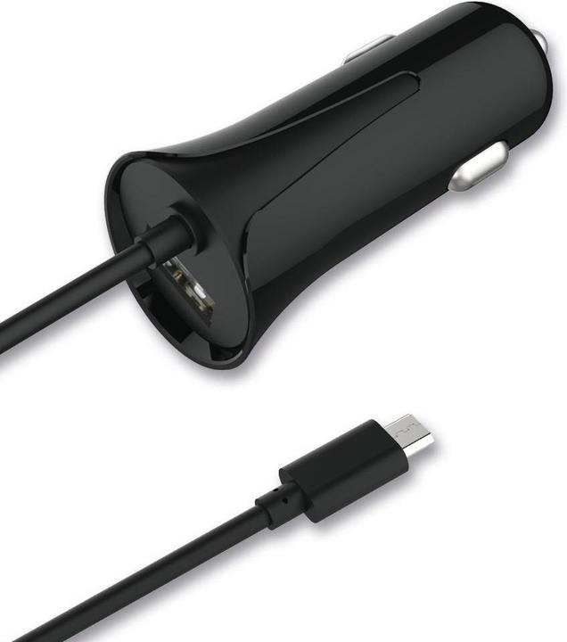 Produktbild ACV USB-Kfz-Ladegerät Micro USB 12V/24V 2,4A, schwarz