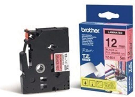Actual product image Brother Tze-B31 (1.20 cm, Black)