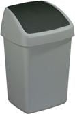 Produktbild Sunware Delta Schwingdeckeleimer 10L metallf./schwarz (10 l)