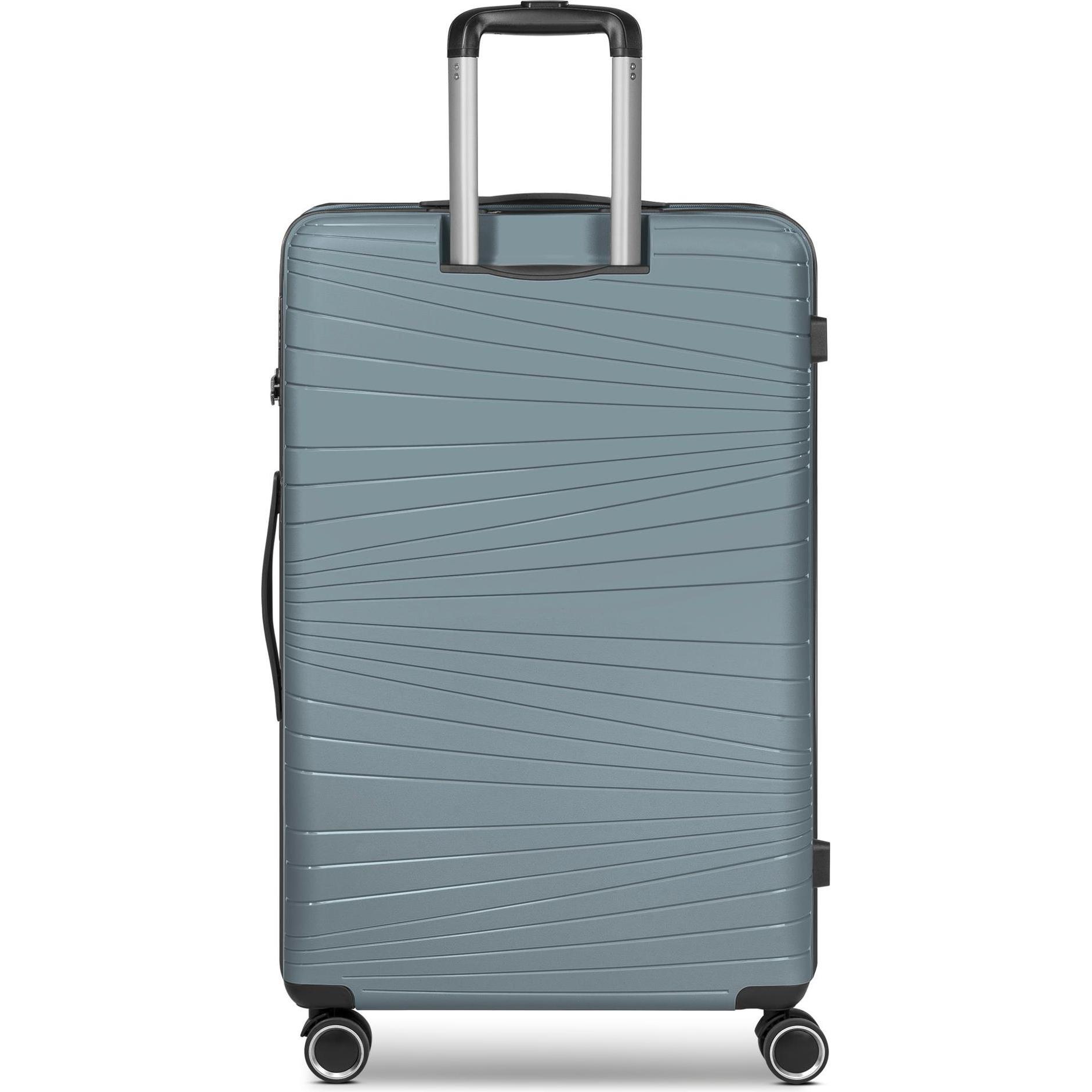 Franky, Koffer, Dallas 3.0 4 Rollen Trolley L 75 cm, Grau, (92 l, XL (ab 115l))