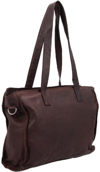 Produktbild DSTRCT Medium Schoudertas Dames - Leer - Preston Park - Bruin