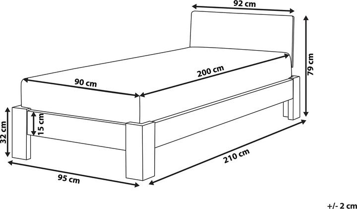 Produktbild Beliani Royan (90 x 200 cm)