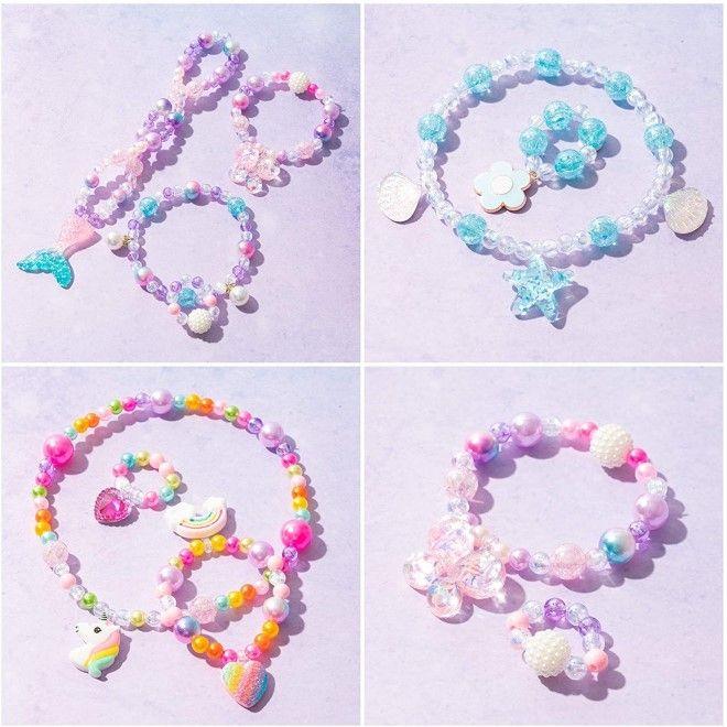 Actual product image MU Classic Kinder Perlen Schmuck DIY für Armband und Kette
