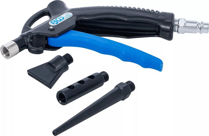 Actual product image BGS Air Blow Gun with 3 Attachments