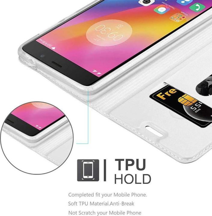 Actual product image Cadorabo Book Classy Style Cover (Lenovo P2)