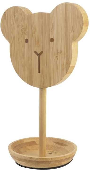 Actual product image Bambam Bamboo Stand Mirror Bear