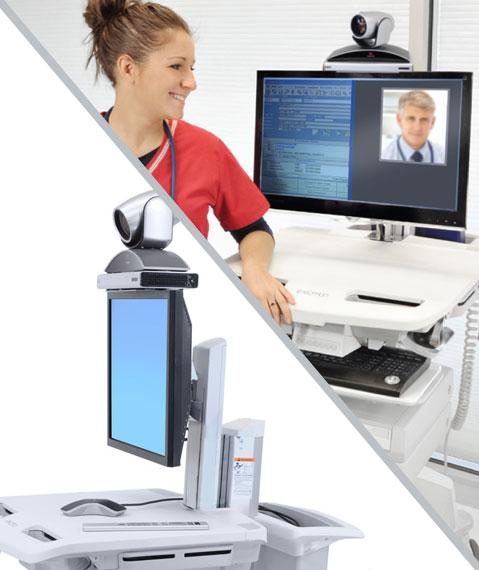 Produktbild Ergotron SV Telepresence Kit - Montagekomponente (CPU-Halter, Befestigungsteile, grosse Sc