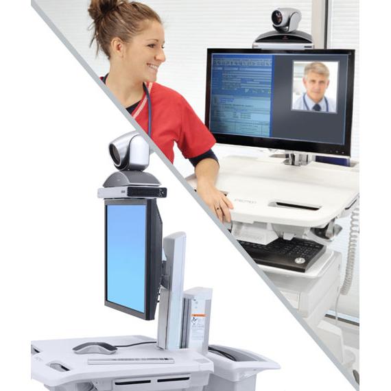 Thumbnail - Ergotron SV Telepresence Kit - Montagekomponente (CPU-Halter, Befestigungsteile, grosse Sc, TV Zubehör