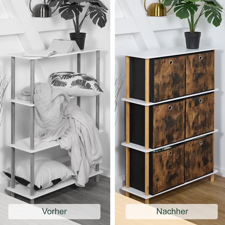 Produktbild Relaxdays 6x Aufbewahrungsbox (26 cm, 6x)