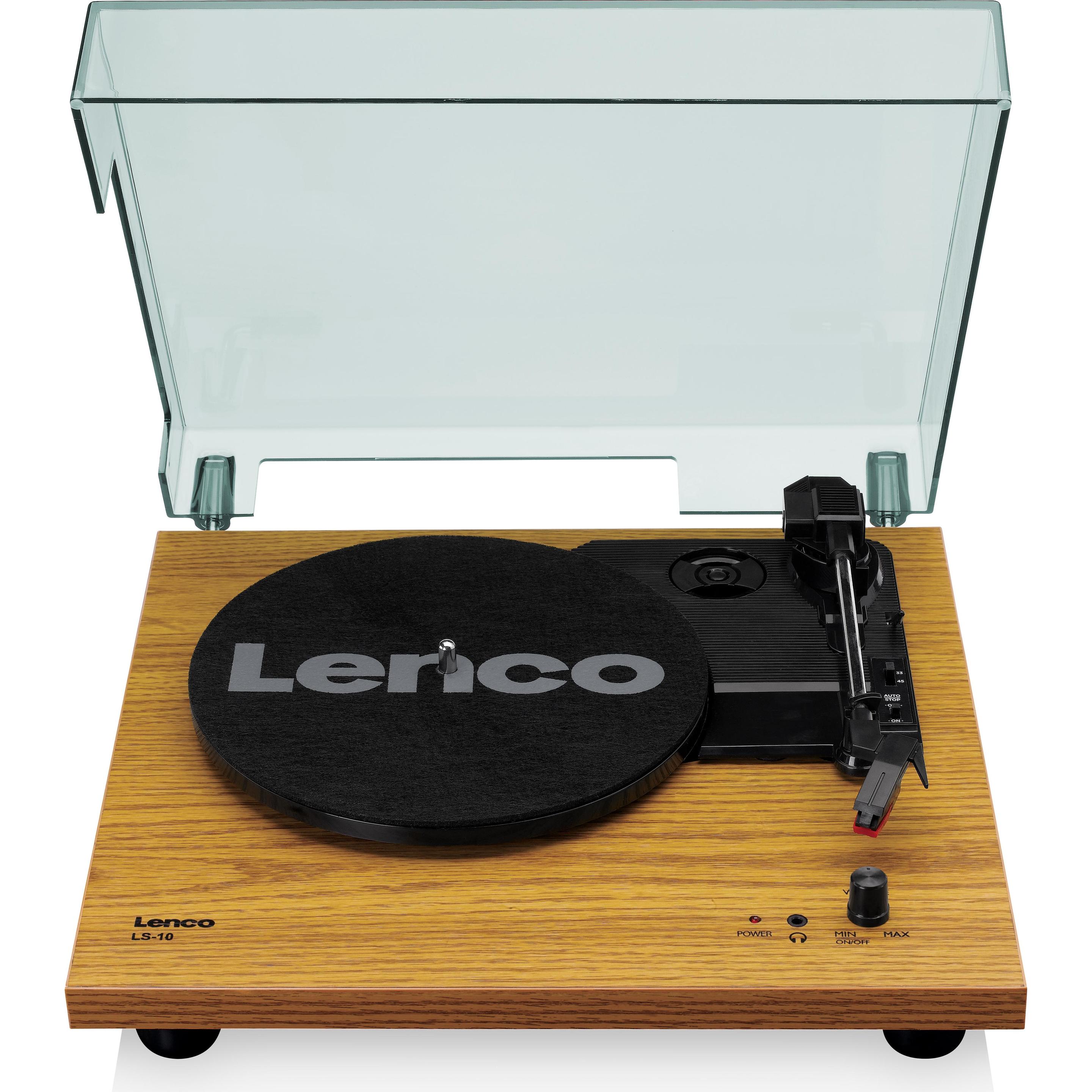 Thumbnail - Lenco LS-10WD (Halbautomatisch), Plattenspieler, Braun