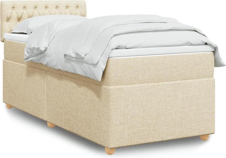 Image du produit vidaXL Bo x lit de saut avec matelas 90 x 190 cm Tissu (90 x 190 cm)
