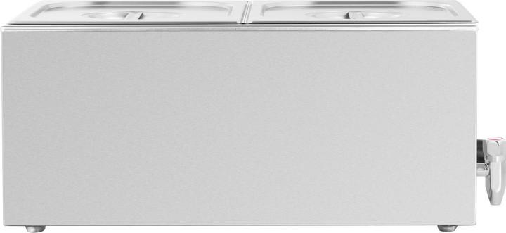 Immagine prodotto Royal Catering Bain Marie Warmhaltebehälter Speisenwärmer Ablasshahn 600 W 2 GN 1/2