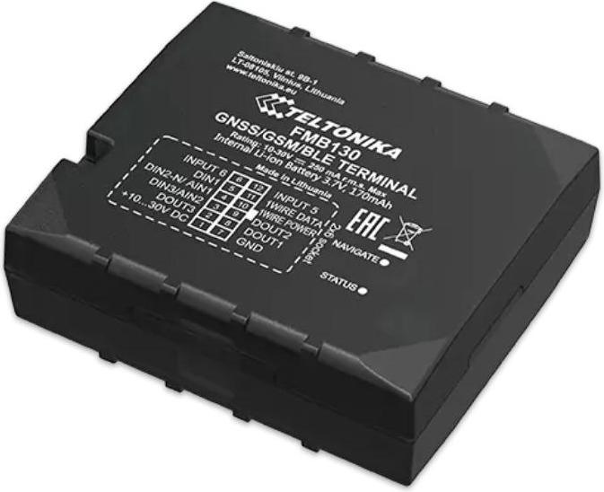 Actual product image Teltonika FMB130 - GPRS/GNSS Tracker with flexible Inputs Configuration