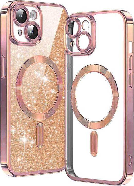 Produktbild Techsuit - Luxury Glitter MagSafe - iPhone 13 - Rose Gold (Apple iPhone 13)