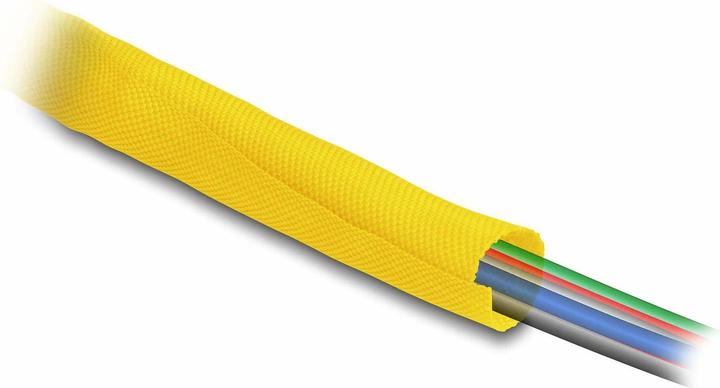 Produktbild Delock Kabelschlauch selbstschliessend 2 m x 16 mm Gelb (Kabelschlauch, 200 cm)
