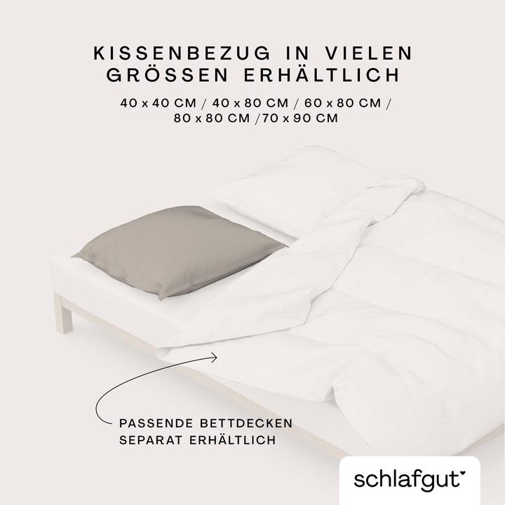 Produktbild schlafgut Knitted Jersey (Duvetbezug, 70 x 90 cm)