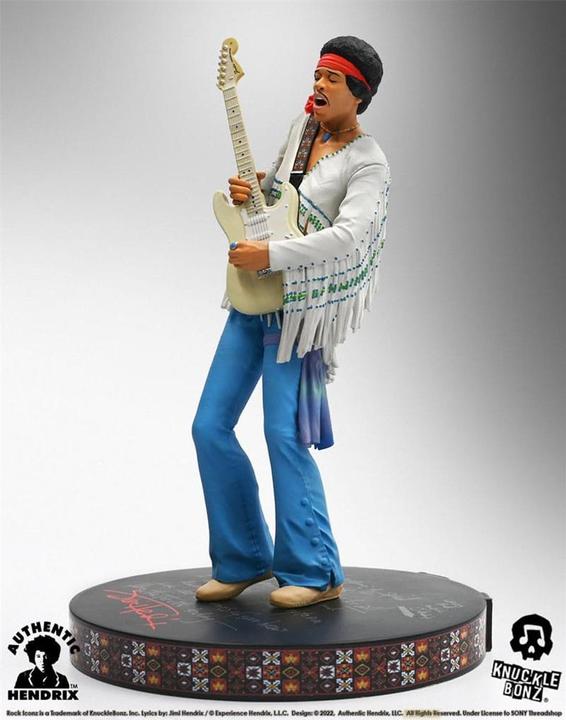 Actual product image Knucklebonz Rock Iconz: Jimi Hendrix III Statue