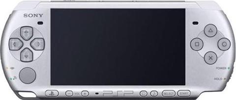 Actual product image Sony PSP 3004, slim, Silver