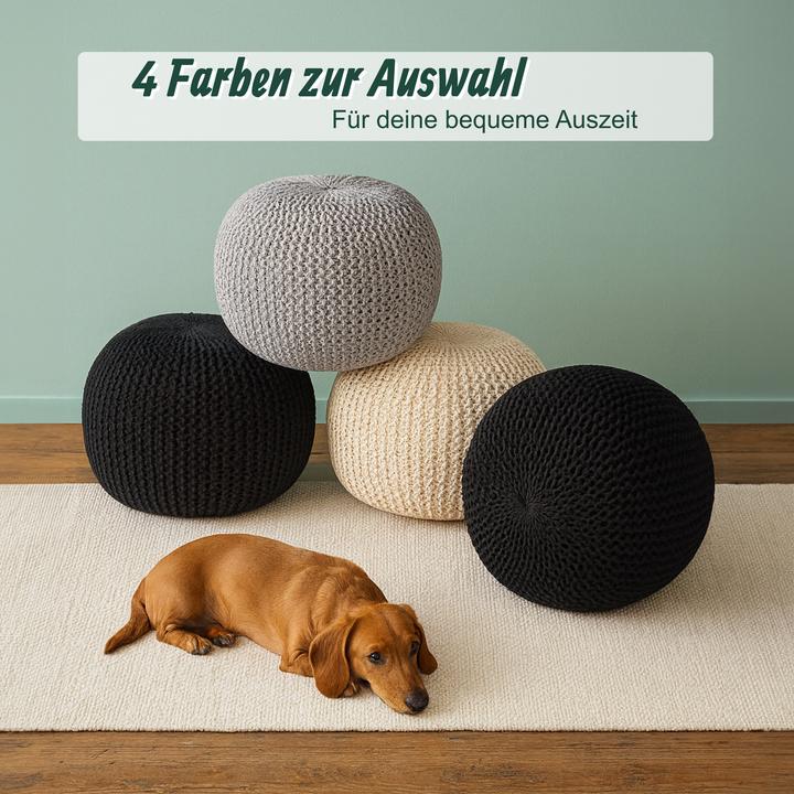 Image du produit Relaxdays Strickpouf
