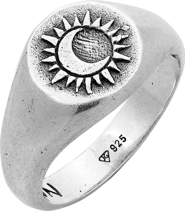 Immagine prodotto Haze & Glory Halbmond, Siegelring, Sonne (56, 925 Argento)