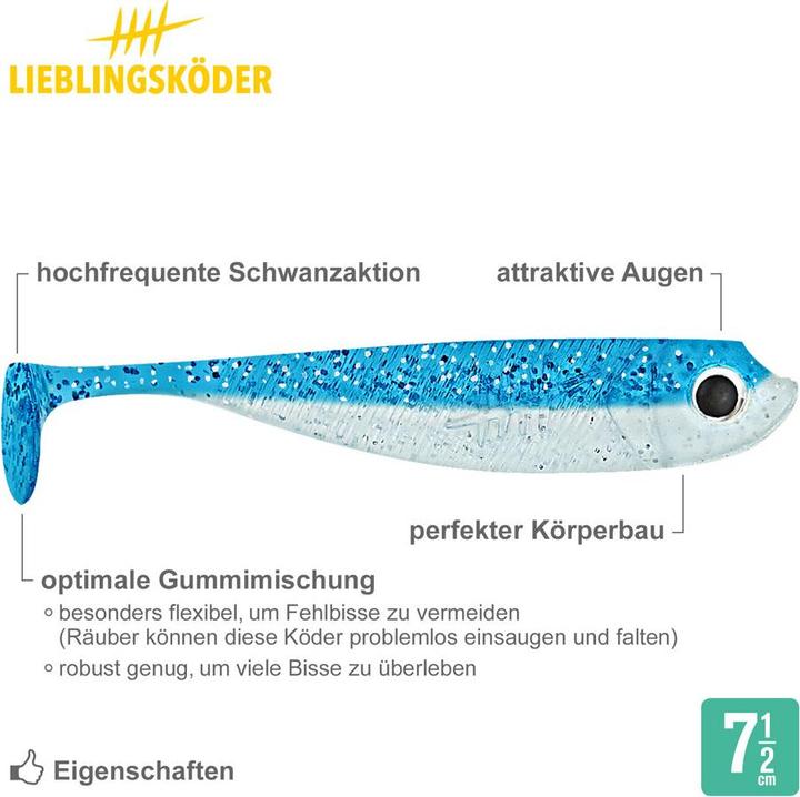 Produktbild Lieblingsköder Sonderfarbe Flipper (7.50 cm)