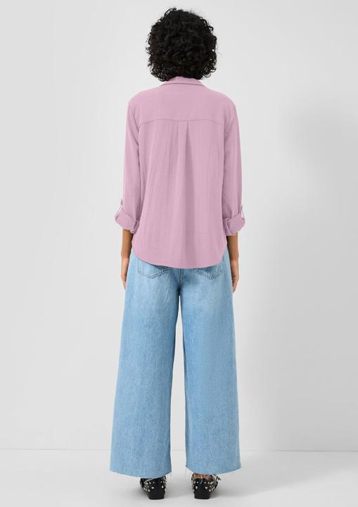 Produktbild s.Oliver Bluse Bluse mit Turn-up (34)