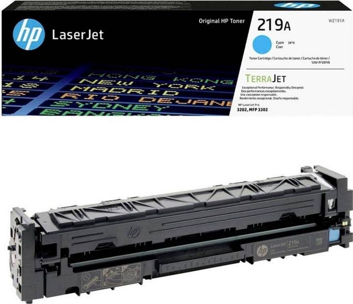 Produktbild HP 219A Cyan Original LaserJet-Tonerkartusche, 1200 Seiten, Cyan, 1 Stück(e) (C)