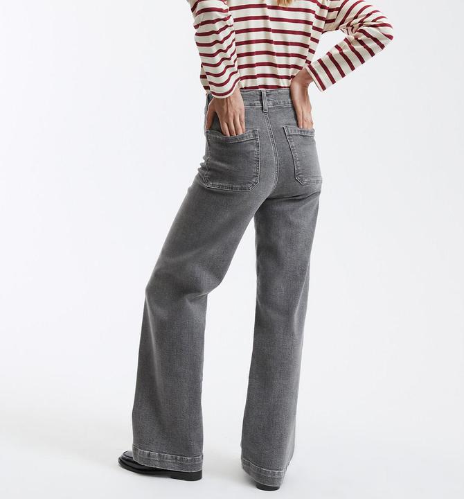Actual product image La Redoute Collections High-Waist-Jeans (50)